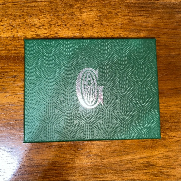 Goyard Black and Brown Card Holder